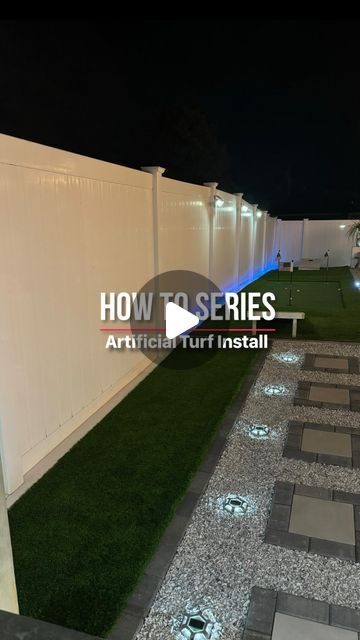 Cisek Brothers on Instagram: "A simple breakdown of the steps taken to install a small artificial turf area. More details 👇🏽   Base depth came to roughly 5” total compacted.   Base Material: RCA  #artificialturf #artificialturfinstallation #artificialturfinstaller #backyardturf #backyarddesign #backyarddesigner" Backyard Turf Ideas, Artificial Turf Backyard Ideas, Backyard Landscaping Artificial Turf, Turf Backyard Ideas, Diy Artificial Turf Installation, How To Install Turf Backyard, How To Lay Artificial Turf, Artificial Turf Backyard, How To Install Fake Grass Artificial Turf