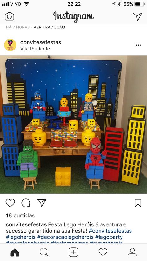 Lego Spiderman, Marvel Party, Ninjago Party, Lego Birthday Party, Lego Birthday, Lego Party, Lego Marvel, 7th Birthday, 5th Birthday