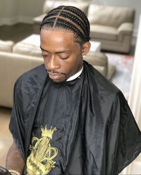 Men’s Plaits, Cornrows Into Braids, Men’s Twists, Side Cornrows Men, 4 Cornrows Braids Men, Cornrows For Men Short Hair, Fulani Braids Men, Boys Cornrows, Plats Hairstyles