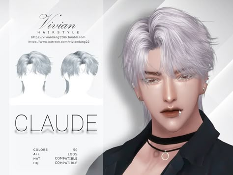 The Sims Resource - Claude - Hairstyle Sims 4 Mod Hair Male, The Sims Resource Male Hair, Sims 4 Cc Male Hair Undercut, Sims 4 Male Hairstyles Cc, Sims4 Alpha Hair, Sims 4 Cc Hair Alpha Male, Sims 4 Male Hair Cc Alpha, Alpha Cc Sims 4 Hair, Sims4 Male Hair