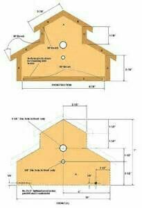 Bluebird House Plans, Birdhouse Plans, Bird House Plans Free, Barn Birdhouses, Diy Birdhouse, Large Bird Houses, Homemade Bird Houses, Bird Houses Ideas Diy, Bluebird House