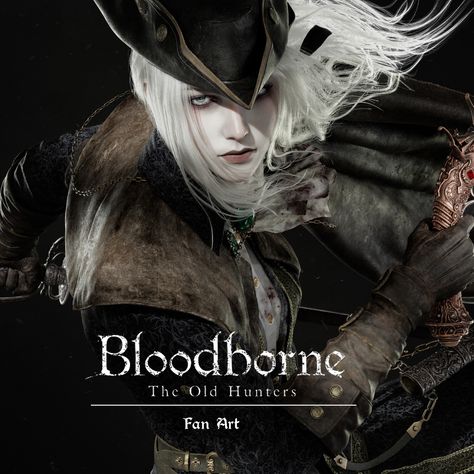 Lady Maria X Hunter, Lady Maria Pfp, Lady Maria Bloodborne Art, Bloodborne Character Art, Bloodborne Icon, The Hunter Bloodborne, Bloodborne Pfp, Bloodborne Maria, Bloodborne Lady Maria