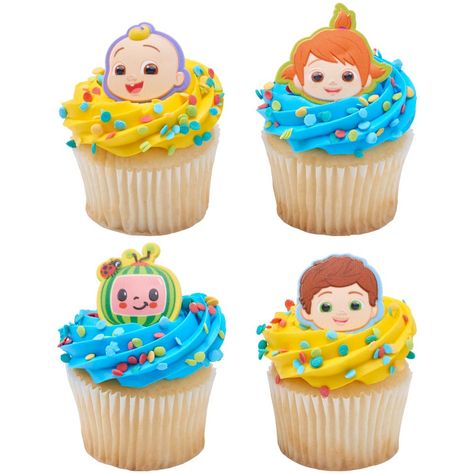 Cocomelon Cupcakes, Festa Cocomelon, Character Cupcakes, Coco Melon, Cocomelon Birthday, Wholesale Distributors, Rainbow Fruit, Birthday Places, Order Cake