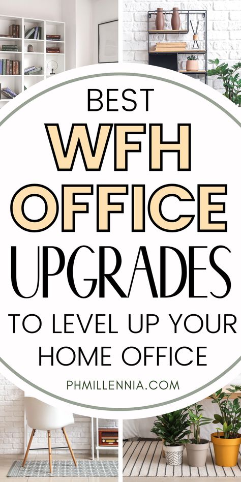 WFH is here to stay and stay for good. If haven’t yet given thought to creating a dedicated home office, you’re clearly due for an upgrade. Investing in your home office & ensuring an ideal WFH environment is worth your time, money, & effort, and pays lasting dividends to your health, happiness, & career success. From ergonomic chairs to laptops to mounts & stands, here are the best home office upgrades you need to elevate your WFH setup. #phmillennia #wfh #remotework #homeoffice #desk #laptop