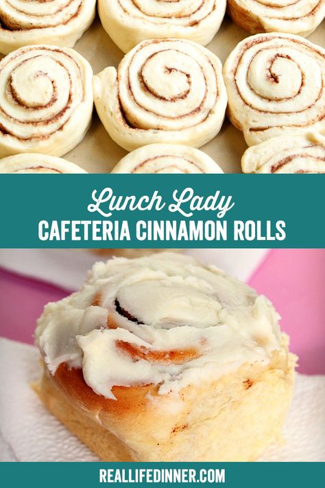 Lunch Lady Cookies, Lunch Lady Dessert Recipes, Lunch Lady Dinner Rolls, Lunch Lady Yeast Rolls Recipe, Lunch Lady Cake Recipes, Lunchroom Lady Recipes, Lunch Lady Desserts, School Lunch Cinnamon Rolls, School Cafeteria Desserts