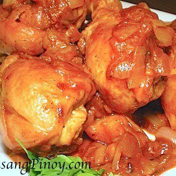 Chicken Asado Chicken Asado Recipe Filipino, Chicken Recipes Pinoy, Chicken Asado Recipe, Tandoori Chicken Salad, Chicken Asado, Asado Recipe, Pagkaing Pinoy, Mexican Grilled Chicken, Lemon Garlic Chicken Thighs