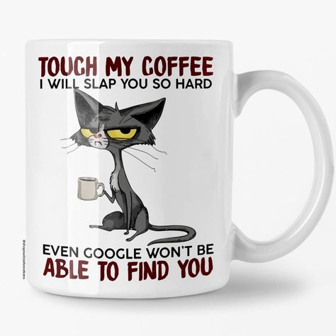 PRICES MAY VARY. ☕ DESIGNED TO DELIGHT - Enjoy your morning with a funny coffee cup design! This coffee mug is the perfect conversation starter, and sure to amuse anyone. ☕ SUPERIOR QUALITY - Made from the best high-gloss ceramic for outstanding durability. Topped off with a premium black finish, makes this cup stand out compared to cheap novelty mugs. ☕ MADE TO LAST - This sturdy mug holds 11 OZ of your favorite hot coffee or tea, and is dishwasher and microwave safe. ☕ FUNNY FROM ANY ANGLE - W White Elephant Gifts Exchange, Mugs Ceramic, Coffee Drinker, Coffee Cup Design, Funny Coffee Cups, Novelty Mugs, Coffee Drinkers, My Coffee, Cute Cups