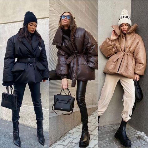 #americanstyle #ootd #style #fashion #onlineshopping #winterlook #winterfashion #winteroutfit #outfit #looks #winteroutfits #winterlooks ❤️ Fashion Trends Magazine, Puffer Jacket Outfit, Jacket Outfit Women, Outfit Looks, Trends Magazine, Winter Puffer Jackets, Trendy Outfits Winter, Winter Outfit Inspiration, Puffer Jacket Women