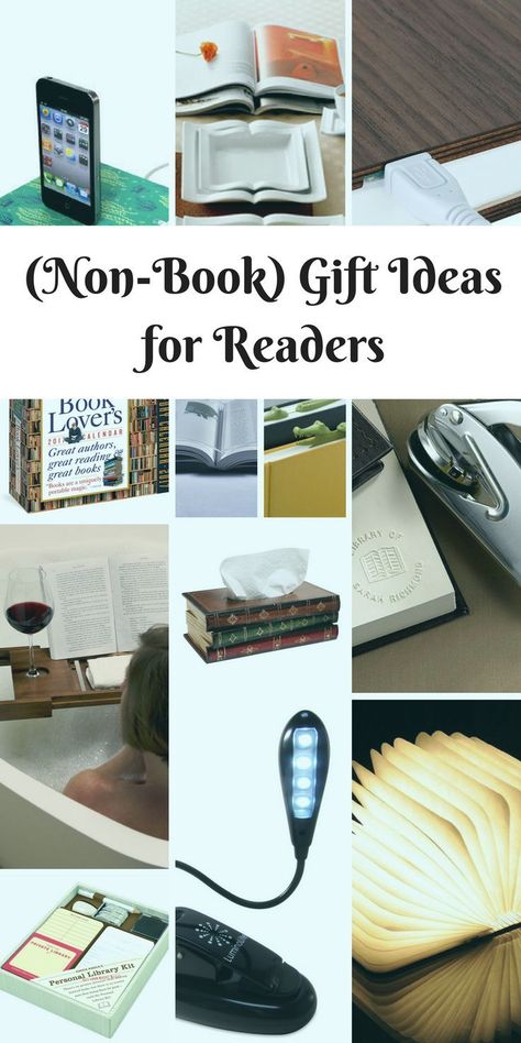 Cool gift ideas for readers and book lovers Gift Ideas For Readers, Book Gift Ideas, Make A Bookmark, Book Reader Gifts, Kindle Reader, Bookclub Gifts, Book Gift, Book Lights, Kawaii Cartoon