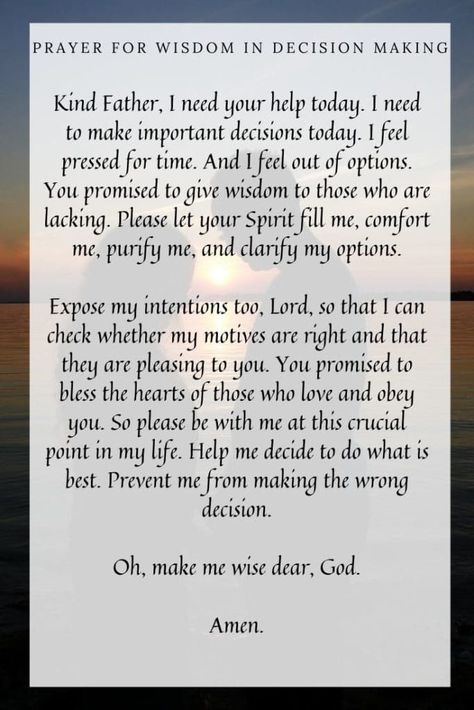 Prayer For Making The Right Decision, Prayer For Guidance In Decision Making, Prayer For Decision Making, Interview Prayer, Praying For Future Husband, Prayers For Guidance, Prayer For Discernment, Better Mentality, Prayer For Worry