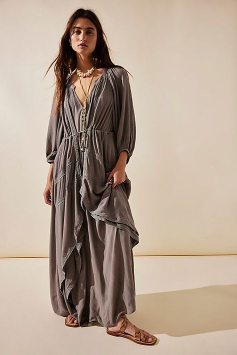 Freepeople Style, Slow Clothing, 2023 Beach, Free People Maxi, Beach Pics, Loungewear Jumpsuit, Casual Rompers, Fashion Bohemian, People Dress