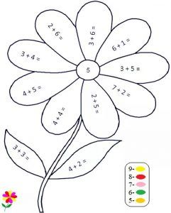 flower-addition-color-by-number Addition Coloring Worksheet, Coloring Worksheets For Kindergarten, Math Coloring Worksheets, Addition Kindergarten, Coloring Worksheets, 1st Grade Math Worksheets, Multiplication Worksheets, 2nd Grade Worksheets, Math Coloring