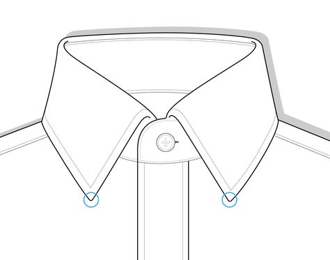 Collar Point Diagram How To Draw Shirts, Draw A Dress, Dress Shirt Collar Styles, Dress Shirt Collar, Shirt Collars, Best Casual Shirts, Shirt Collar Pattern, Diy Dog Collar, Shirt Collar Styles