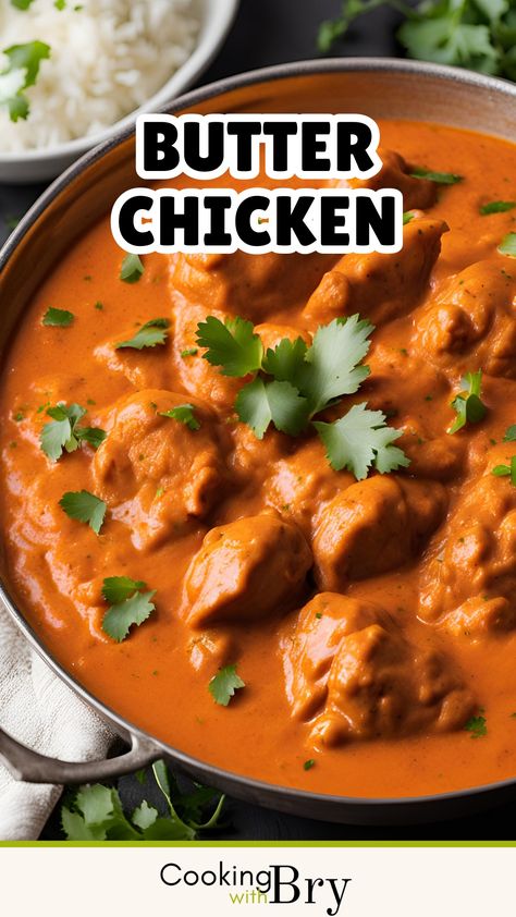 Experience the rich and creamy delight of Butter Chicken. Tender pieces of chicken are cooked in a spiced tomato-based sauce with butter and cream, creating a dish that's velvety and full of flavour. This classic Indian dish is perfect for a comforting meal at home and is sure to become a favourite. Serve with basmati rice or naan bread to complete this delicious and satisfying meal. An easy-to-follow recipe that brings the taste of India to your kitchen. Forbidden Food, Lamb Pasta, Butter Chicken Sauce, Recipes With Naan Bread, Indian Butter Chicken, Chicken Tender, Butter Chicken Recipe, Salad Sauce, Diced Chicken