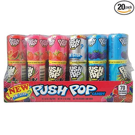 Push Pop Aesthetic, Push Pop, Bottle Pop Candy, Loly Pop Lollipops, Push Pop Candy, Pop Rocks Candy, 4th Of July Events, Summer Candy, Canned Cat Food