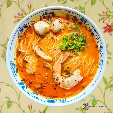 #4549: Ramen Talk Tom Yum Goong - China Liquid Soup, Tom Yum Goong, Top Ramen, Tom Yum, Fish Ball, Instant Noodle, Talking Tom, Crushed Red Pepper, Noodle Recipes