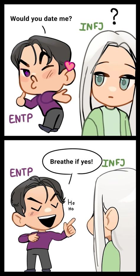 Isn't infj breathing while reciting tho?  -  Credit: @nayolli__ Infj Entp, Infj Characters, Infj And Entp, Infj Relationships, Personalidad Infj, Infj Humor, Infj Psychology, Cheeky Quotes, Mbti Test