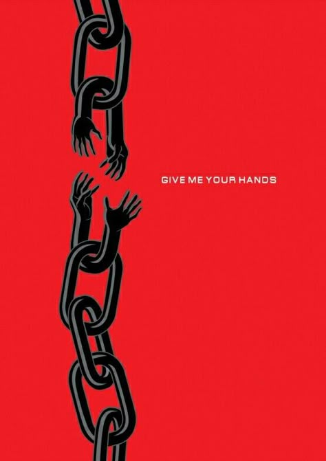 Give me your hands Conceptual Design Ideas, Conceptual Poster, Give Me Your Hand, Hand Poster, Poster Graphic Design, Awareness Poster, Illustrations Art, Plakat Design, Conceptual Illustration