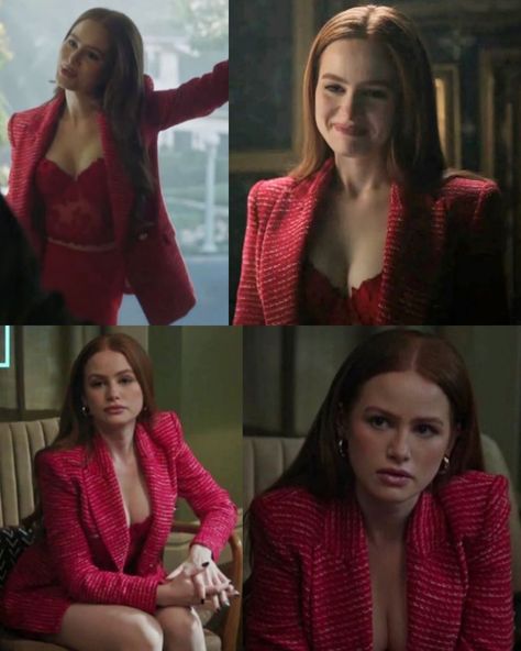 Cheryl Outfits Riverdale, Riverdale Outfits Cheryl, Cheryl Blossom Outfits Inspired, Cherly Riverdale Outfits, Cheryl Blossom Outfits, Western Ootd, Cheryl Blossom Aesthetic, Cheryl Style, Riverdale Fashion