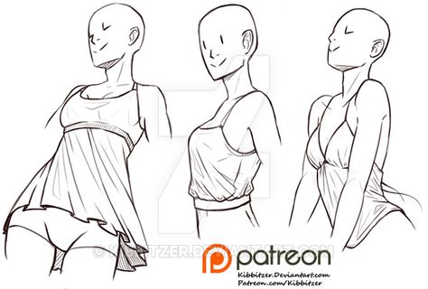 Female tank top reference sheet by Kibbitzer.deviantart.com on @DeviantArt 얼굴 그리기, Reference Sheet, Gesture Drawing, Arte Inspo, Poses References, Body Drawing, Anatomy Reference, Drawing Clothes, Art Poses