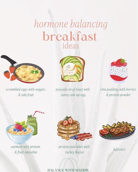 hormone health
hormone balance
post birth control syndrome
high protein meals
healthy meals 
protein breakfasts
high protein breakfasts Foods To Balance Hormones, Glow Up Skin, Healthy Hormones, Balanced Breakfast, Hormone Balance, Easy Healthy Meal Prep, Idee Pasto, High Protein Breakfast, Healthy Lifestyle Food