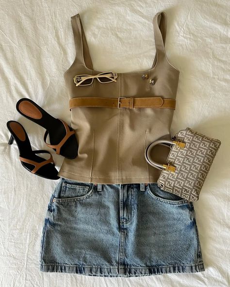 summer outfits by @lostnwonderr ☀️ Cutesy Outfits, Summer Birthday Outfits, Cutesy Outfit, Outfit Pieces, Fashionable Outfits, Ropa Diy, Fashion 101, Outfits Verano, Looks Chic