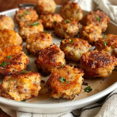 Hashbrown Bites, Sausage Bites, Potato Appetizers, Frozen Hashbrowns, Sausage Hash, Homemade Toffee, Crispy Hashbrowns, Pork Salad, Crock Pot Desserts