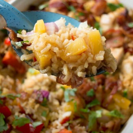 Aloha Pineapple Chicken Rice Casserole - Family Fresh Meals Pineapple Chicken Rice, Chicken Rice Casserole, Family Fresh Meals, Pineapple Chicken, Low Sodium Soy Sauce, Low Sodium Chicken Broth, Rice Casserole, Recipe Roundup, Juicy Chicken