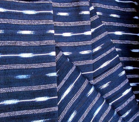 Indigo Ikat Fabric, Guatemala Textiles, Indigenous Textiles, Ss23 Fashion, Printed Cotton Curtain, Ikat Weaving, Indigo Ikat, Sewing Project Ideas, Indigo Cloth