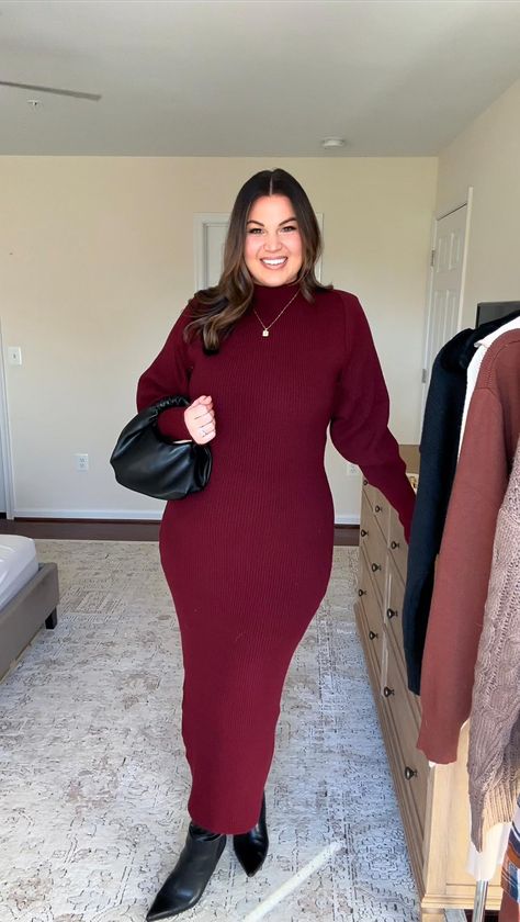 Kelly Elizabeth's Amazon Page Burgundy Sweater Dress Outfit, Burgundy Sweater Dress, Sweater Dress Outfit, Burgundy Sweater, Luxury Store, Dress Outfit, Favorite Products, Work Outfit, Best Sellers