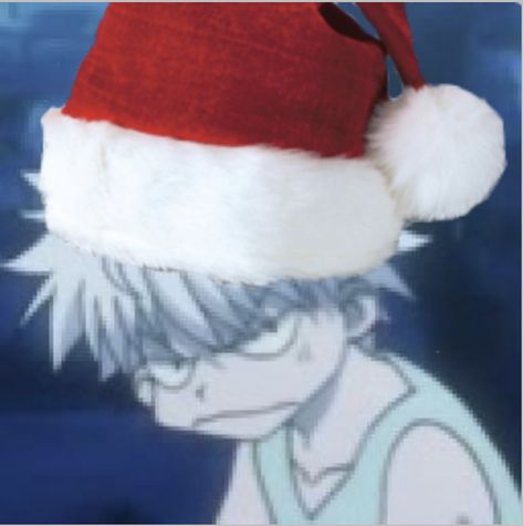 Marry Christmas Killua Christmas Icon, Killua Christmas, Hxh Christmas Pfp, Hxh Christmas, Xmas Pfp, Manga Meme, Killua Zoldyck, Anime Christmas, Married Christmas