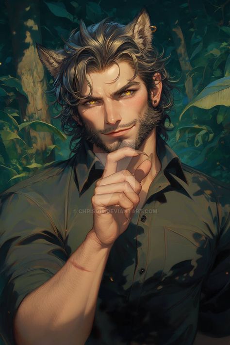 Werewolf Guy by ChrisD19 on DeviantArt. Werewolf Man Aesthetic, Werewolf Man Art, Werewolf Human Form, Werewolf Male Art, Handsome Werewolf, Werewolf Character Design Male, Werewolf Art Male, Alpha Werewolf Art, Werewolf Aesthetic Male