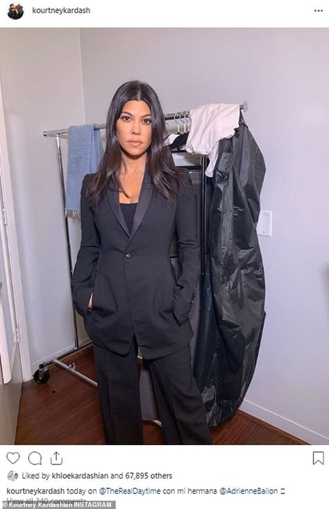 Kourtney Kardashian Suit, Malika Haqq, Kourtney Kardashian Barker, Kourtney Kardashian Instagram, Dash Dolls, Kourtney Kardashian Style, Red Table Talk, Kyle Jenner, Jenner Family