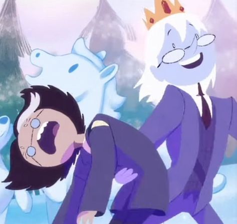 Simon Fiona And Cake Icon, Fiona And Cake Matching Pfp, Winter King Fiona And Cake, Fionna And Cake Winter King, Betty Fionna And Cake, Marceline Fiona And Cake, Simon And Betty Adventure Time, Winter King Adventure Time, Simon X Winter King