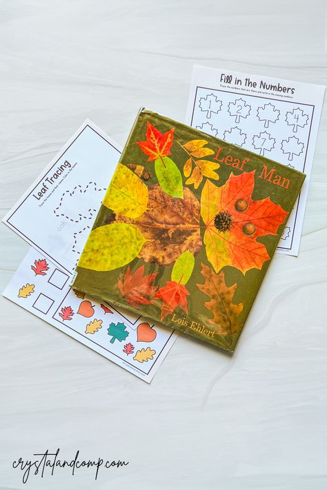 Leaf Man Book Activities, The Leaf Man Craft, Pre K Leaves Activities, Leaf Man Craft Preschool, Leaf Man Activities, Leaf Man Craft, Leaf Activities For Toddlers, Leaf Investigation, Leaf Activities For Kids