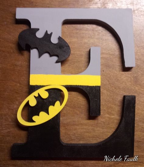 Batman Baby Shower, Letter Birthday, Batman Diy, Batman Baby, Cement Jewelry, Batman Merchandise, Boss Birthday Gift, Batman Gifts, Baby Batman