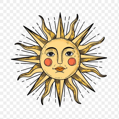 Yellow sun with a face sticker overlay design element  | free image by rawpixel.com / Noon Sun Drawing Aesthetic, Sun Face Drawing, Sun Logo Design Ideas, Suns With Faces, Sun Drawing Design, Sun Face Art, Draw A Sun, Sun With A Face, Sol Aesthetic