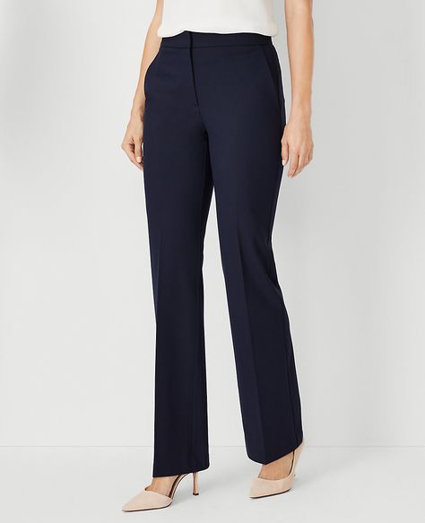 The High Rise Trouser Pant in Seasonless Stretch Formal Pants Women, Knitted Suit, Sky Color, Professional Attire, Professional Look, Casual Tee, High Waisted Trousers, Trouser Pants, Office Wear