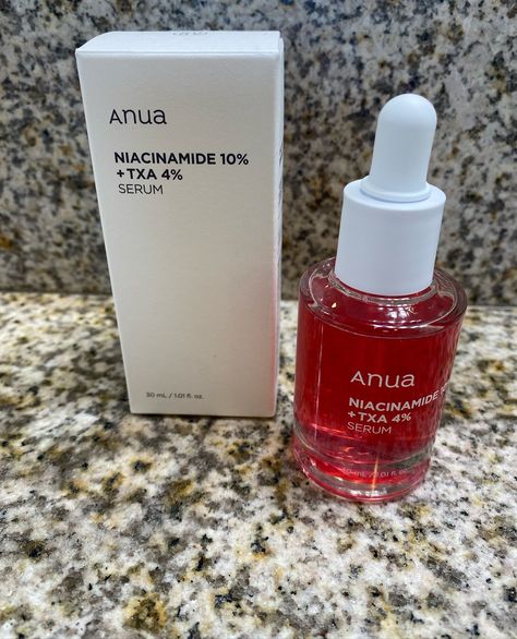 I received this product for free from Picky and ANUA in exchange for my honest review. @go.picky @pickyrewards @anua.skincare #pickyreview #gopicky #anua ▪️ ANUA NIACINAMIDE 10% + TXA 4% SERUM 〰️ I was excited to try this niacinamide serum. It is a skin brightener that helps with hyperpigmentation, dark spots and rough and uneven skin texture. I was hoping it would work for me as well as it works for others. I have sensitive skins, so I went a little bit cautiously and was not sure what to ex... Anua - Niacinamide 10% + Txa 4% Serum, Anua Serum Dark Spots, Anua Niacimide Serum, Anua Niacin Serum 10%, Anua Dark Spots Serum, Niacimide Serum, Anua Products, Healthy Skin Care Acne, Essence For Face