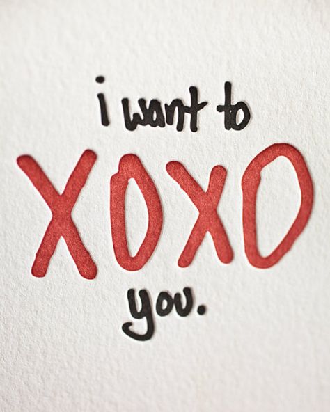 xoxoxoxo Letterpress Greeting Cards, E Mc2, Life Humor, Love Notes, Hopeless Romantic, You Funny, Love Is Sweet, The Words, Letterpress