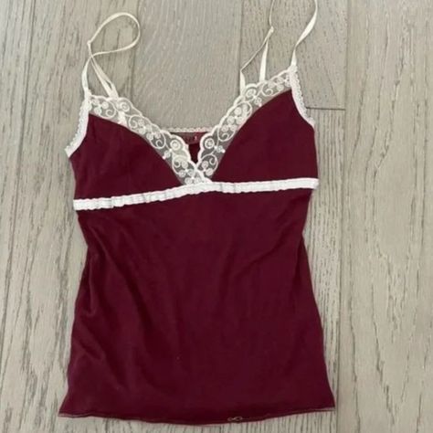 Lace trim tank top