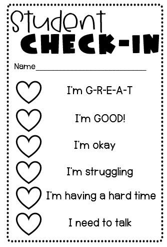 Student Check-in Classroom Community Game Changer Class Check In, Student Check In Board, Kindergarten Check In, Sel Check In For Students, Feeling Check In Classroom, Classroom Check In, Student Check In, End Of Week Check In, Check In Check Out Forms Elementary