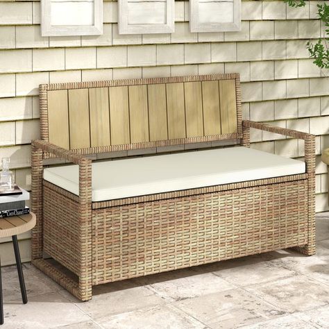 Patio cushion storage