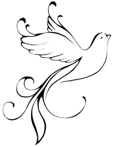 Dove Tattoo Design - see more designs on http://thebodyisacanvas.com Dove Tattoo Design, Tre Kunst, Vogel Tattoo, Dove Tattoos, Dove Tattoo, Tattoo Zeichnungen, Pola Sulam, Peace Dove, Music Tattoos