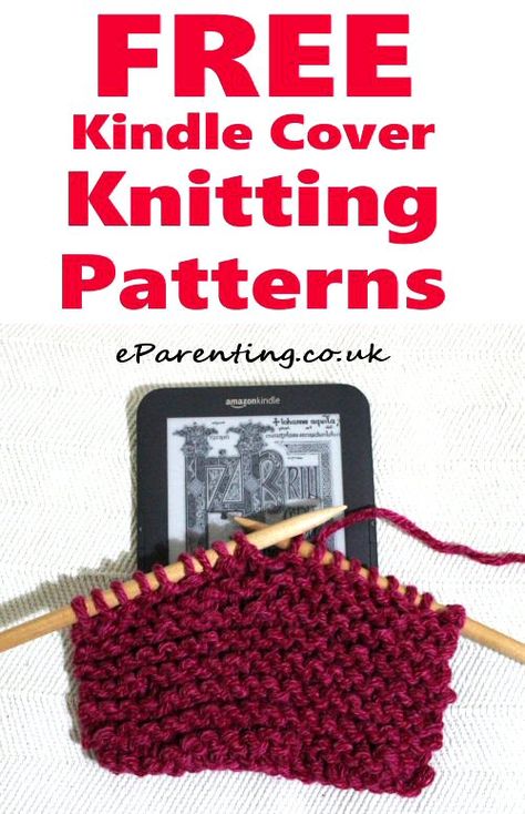 Free Kindle Cover Knitting Patterns - free knitting patterns for covers for your Kindle, Nook or other e-reader #kindle #kindlecover #freeknittingpatterns #ereadercover #tabletcoverpattern Knitting Case, Ereader Cover, Knitting Projects Free, Crochet Granny Squares, Free Ipad, Kindle Sleeve, Kindle Cover, Cozy Crochet, I Cord