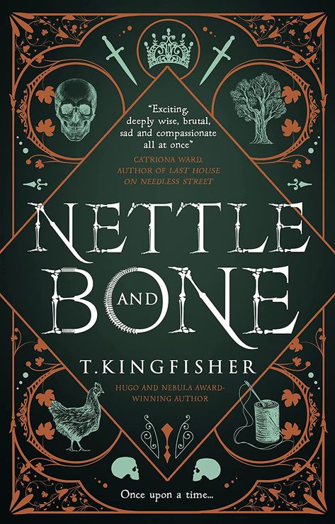 Horror Fantasy Books, Beautiful Book Covers Art, Nettle And Bone, T Kingfisher, Horror Magazine, Fiction Book Cover, Sam Page, 2023 Books, Horror Book Covers