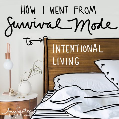 How I Went From Survival Mode to Living Intentionally | Amy Senter How To Live Intentionally, How To Get Out Of Survival Mode, Amy Senter, Busy Mom Planner, I Need To Change, Live Intentionally, Living Intentionally, Personal Growth Motivation, Mom Planner