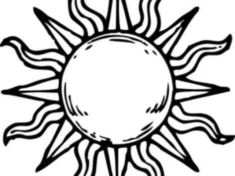 Beach black and white clip art and white sun clipart jpg - Clipartix Simple Sun Tattoo, Sun Outline, Sun Tattoo Designs, Pola Tato, Sun Drawing, Sun Tattoos, Drawing Clipart, Sun Tattoo, Sun Art