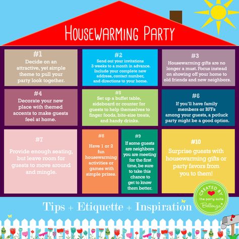 Infographic housewarming party by Bellenza. House Warming Party Food On A Budget, How To Plan A Housewarming Party, House Warming Games, Housewarming Brunch, Housewarming Party Ideas, Housewarming Party Themes, Housewarming Party Favors, Housewarming Party Games, Housewarming Games