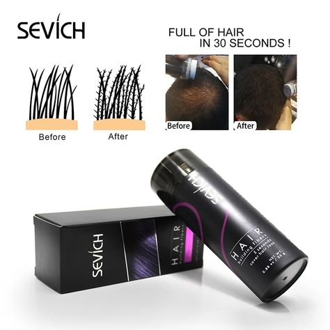 Hair Building Fibers Keratin Thicker Anti Hair Loss Products Concealer Refill Thickening Fiber Hair Powders Growth sevich 25g|powder watch|powder clutchpowder white - AliExpress Instant Hair Growth, Thickening Hair, Hair Keratin, Hair Powder, Bald Hair, Keratin Hair, Hair Help, Hair Thickening, Halloween Makeup Looks